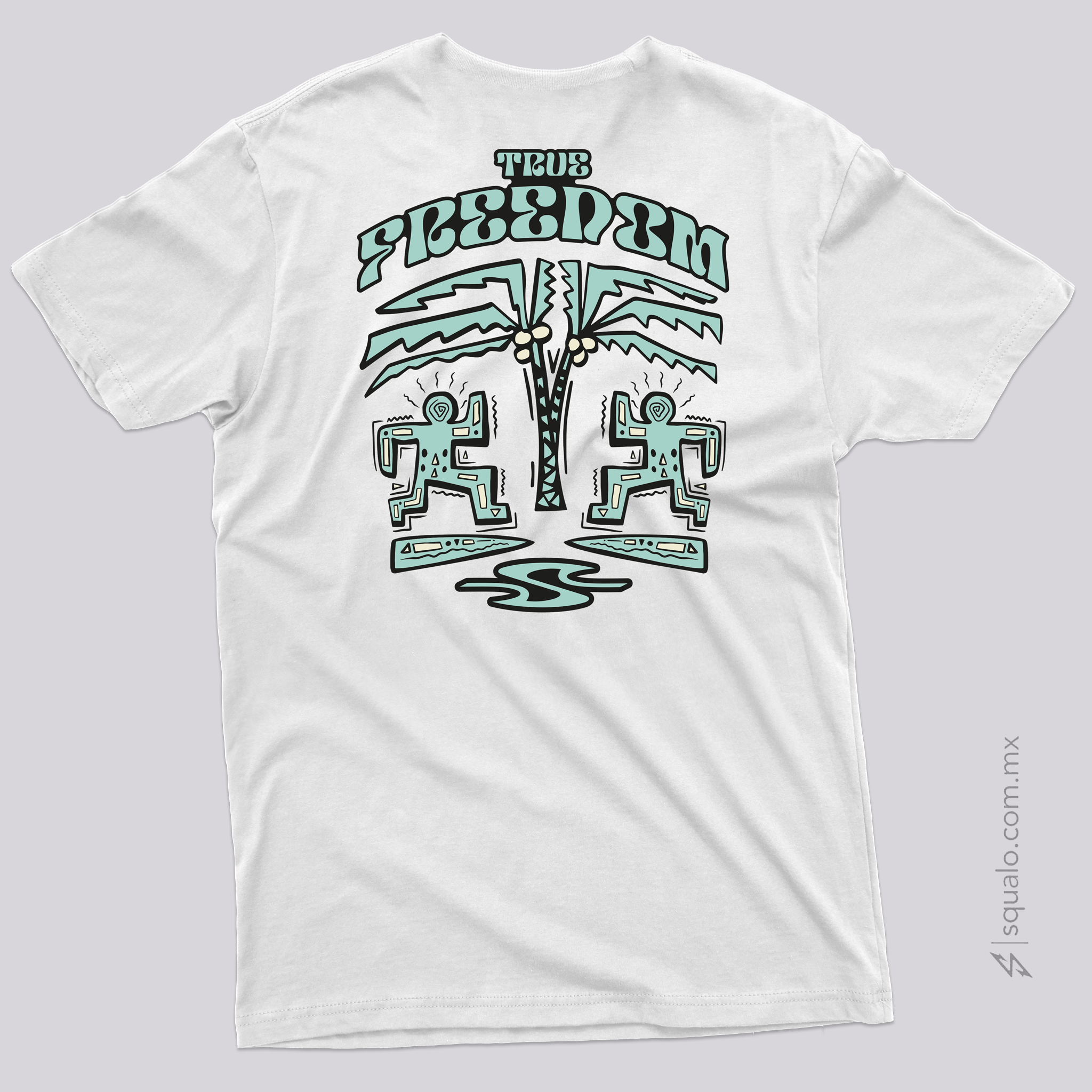 Playera Palma Blanco