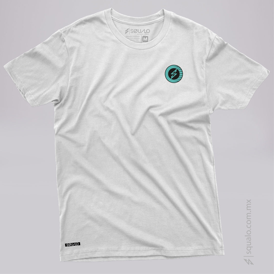 PLAYERA REGULAR FIT MANGA CORTA SURFPREH BLANCO