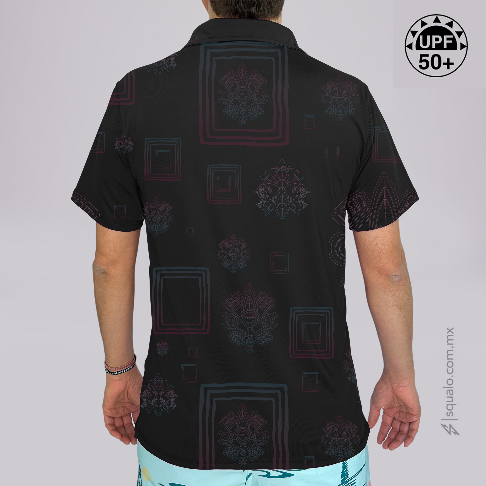 PLAYERA POLO MANGA CORTA POLOR NEGRO