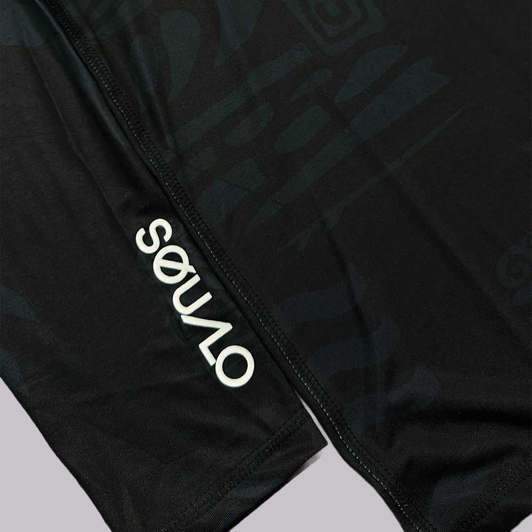 Playera Rashguard Loose Fit Manga Larga Nieblax Multicolor