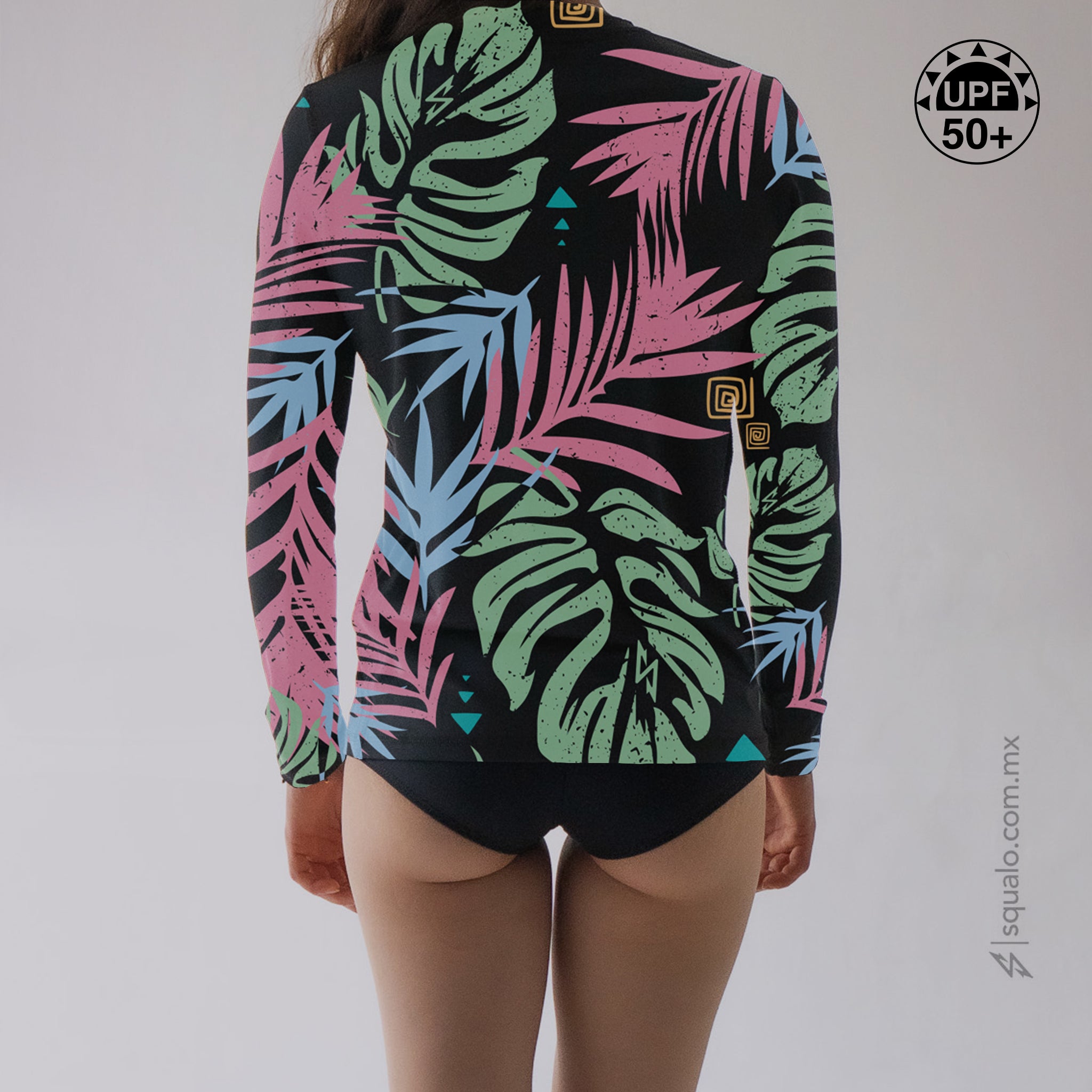 PLAYERA RASHGUARD SLIM FIT OJAZ MULTICOLOR