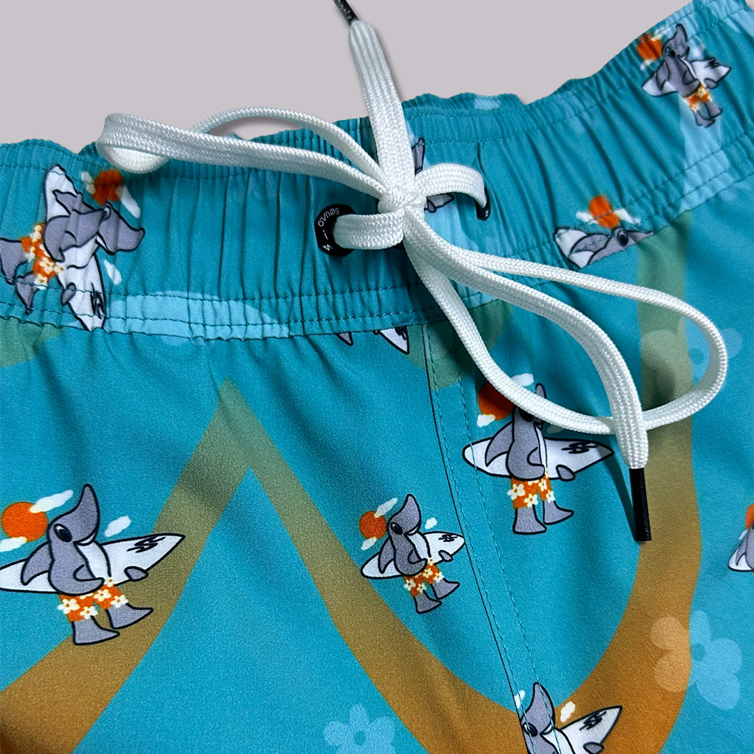 TRAJE DE BAÑO VOLLEY KIDS SHARKYS MULTICOLOR