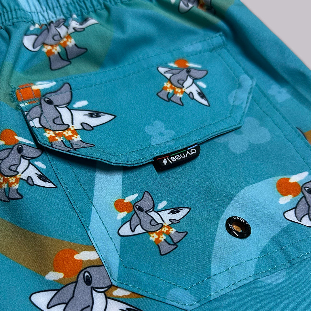 TRAJE DE BAÑO VOLLEY KIDS SHARKYS MULTICOLOR
