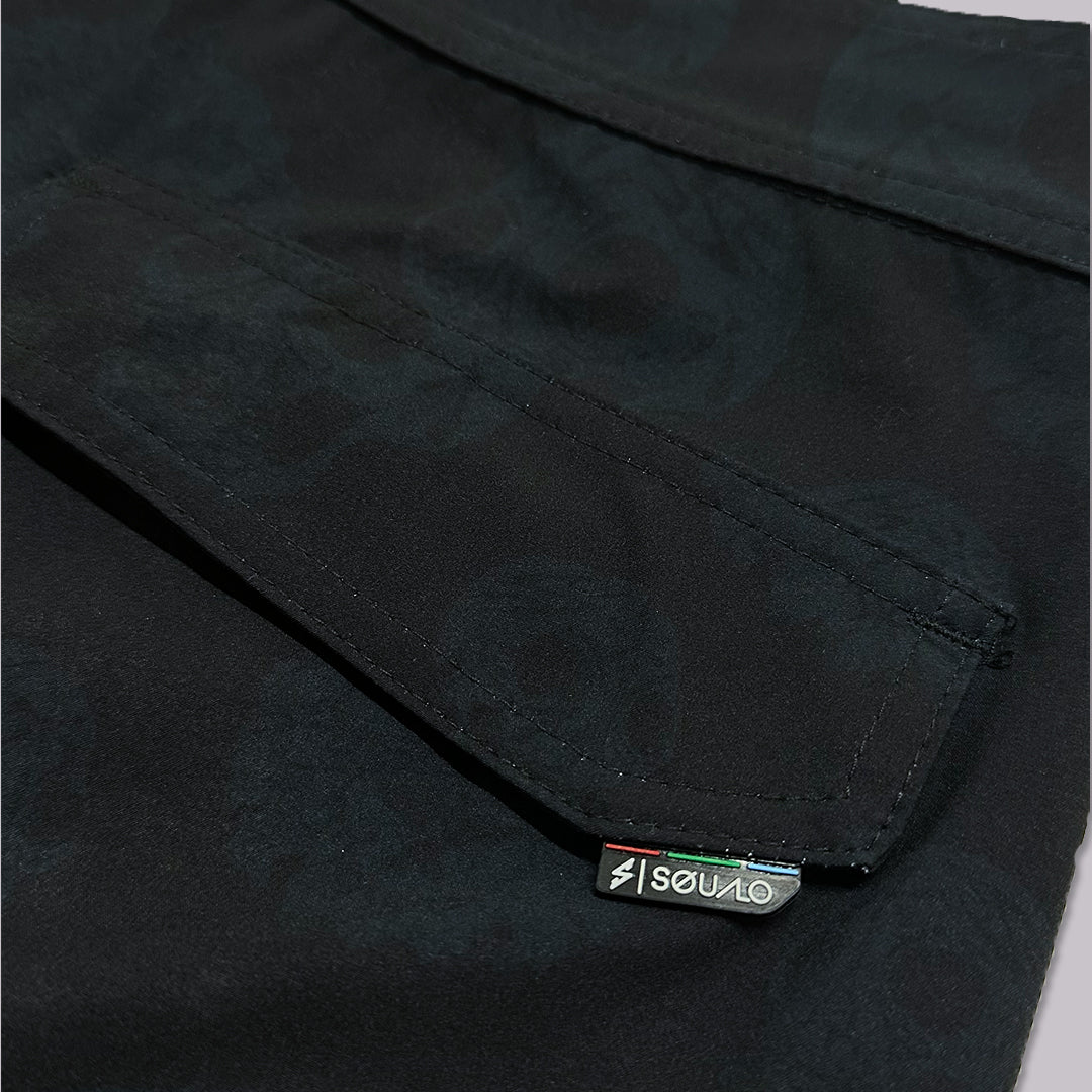 TRAJE DE BAÑO BOARDSHORT 19" DDM26 NEGRO