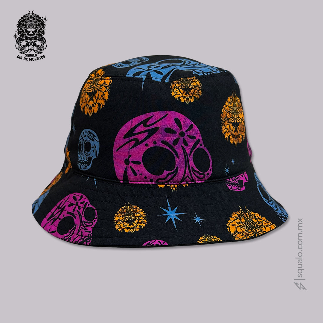 SOMBRERO BUCKET DOBLE VISTA DDM26 NEGRO