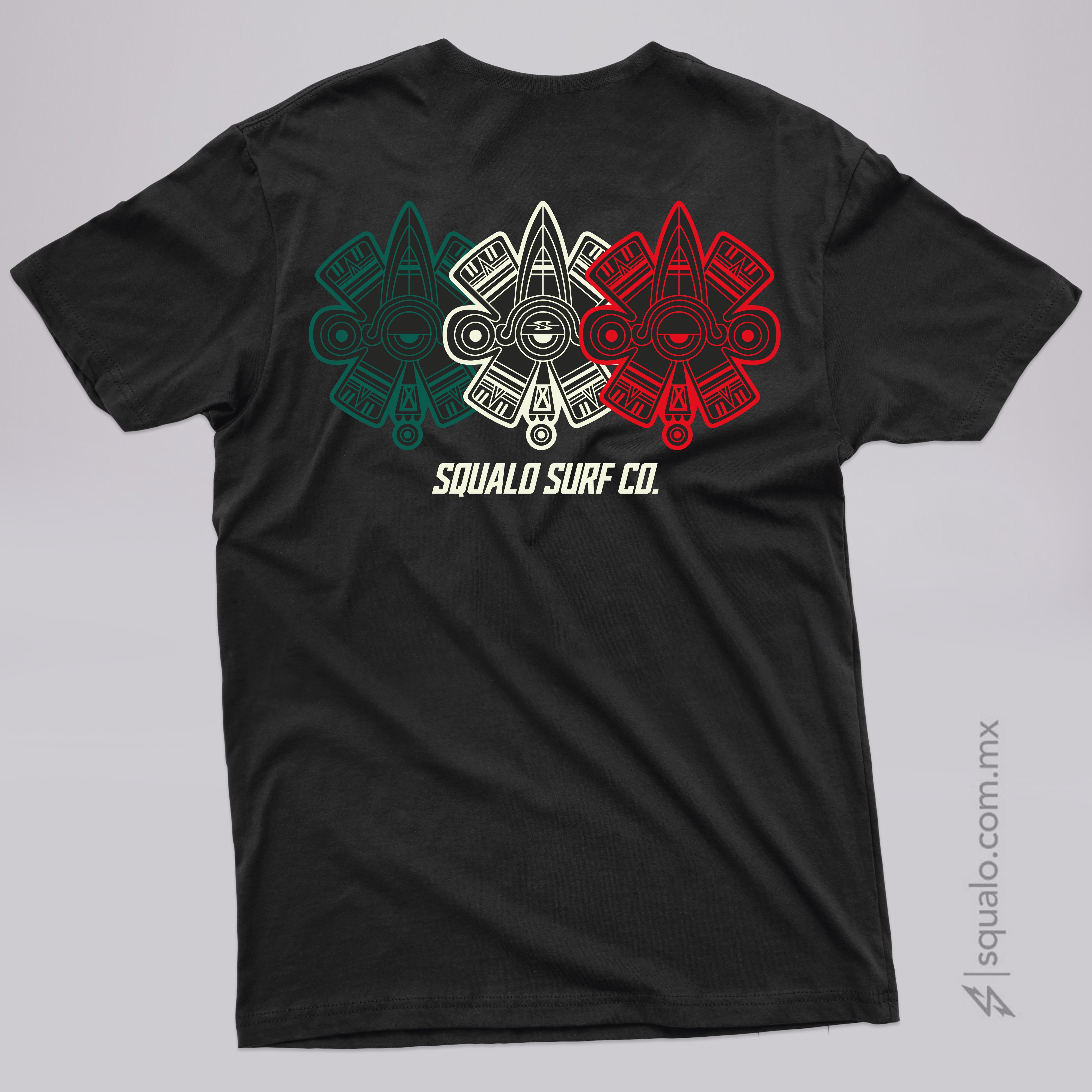 PLAYERA TROPIC NEGRO