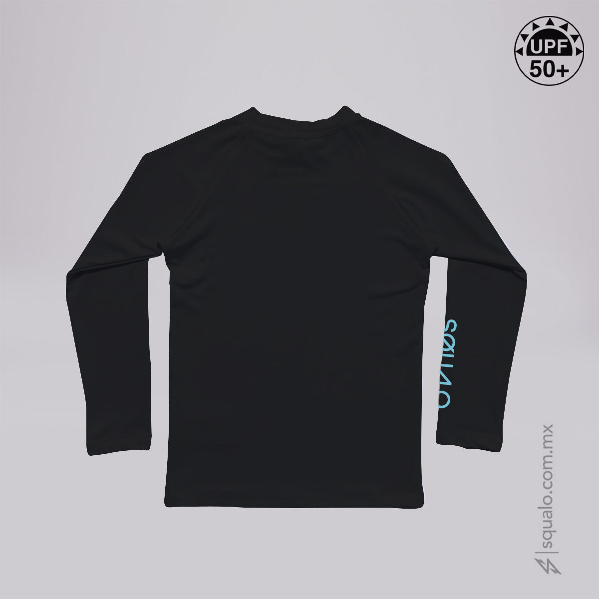 Playera Rashguard Negr Kids Negro