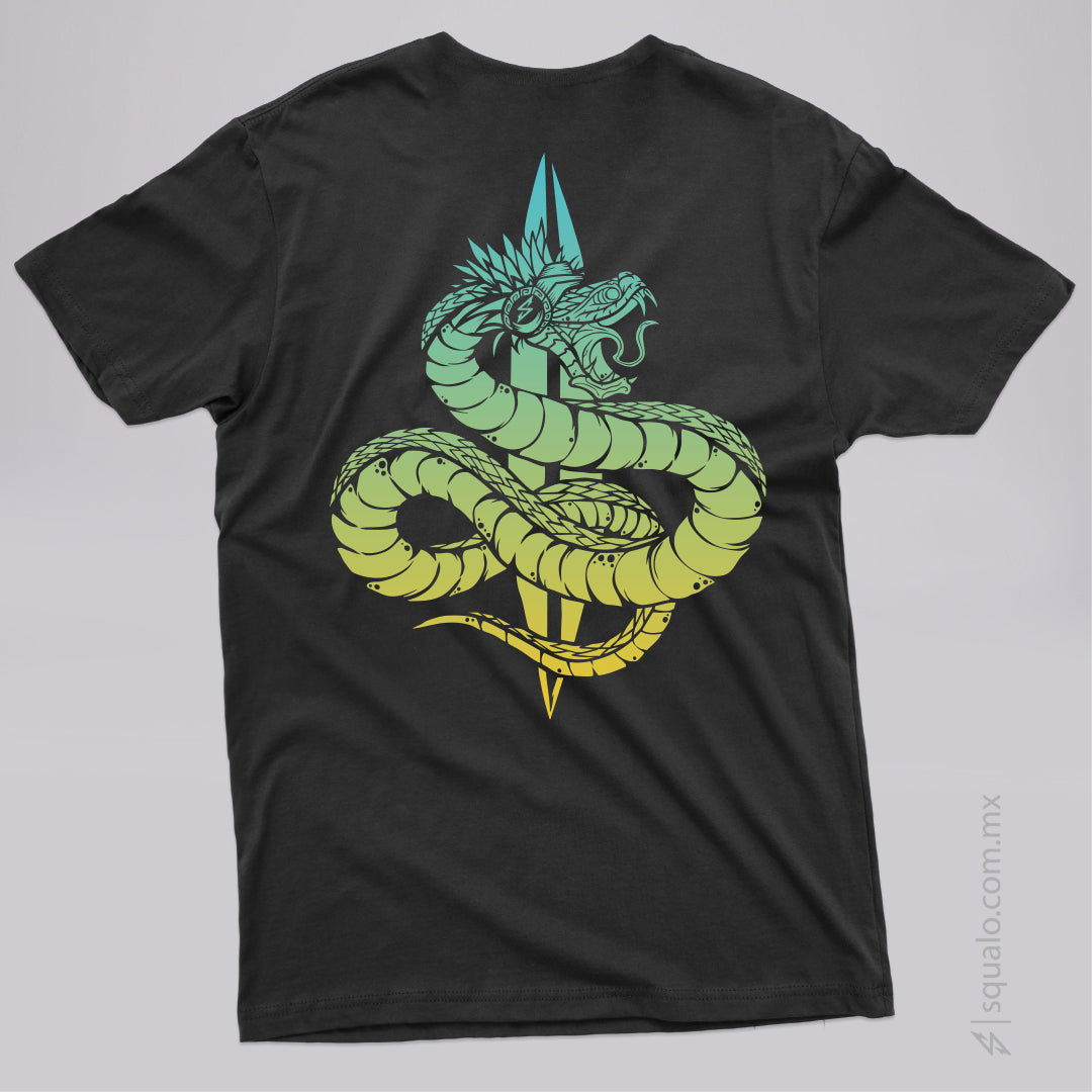 Playera Regular Fit Manga Corta Dragox Negro