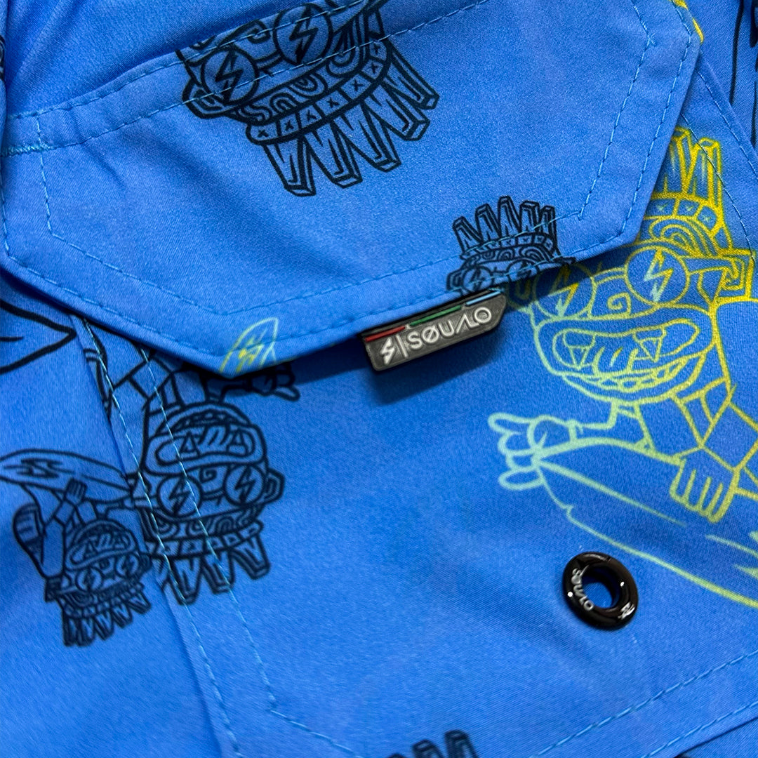 TRAJE DE BAÑO VOLLEY KIDS VOLITLA AZUL