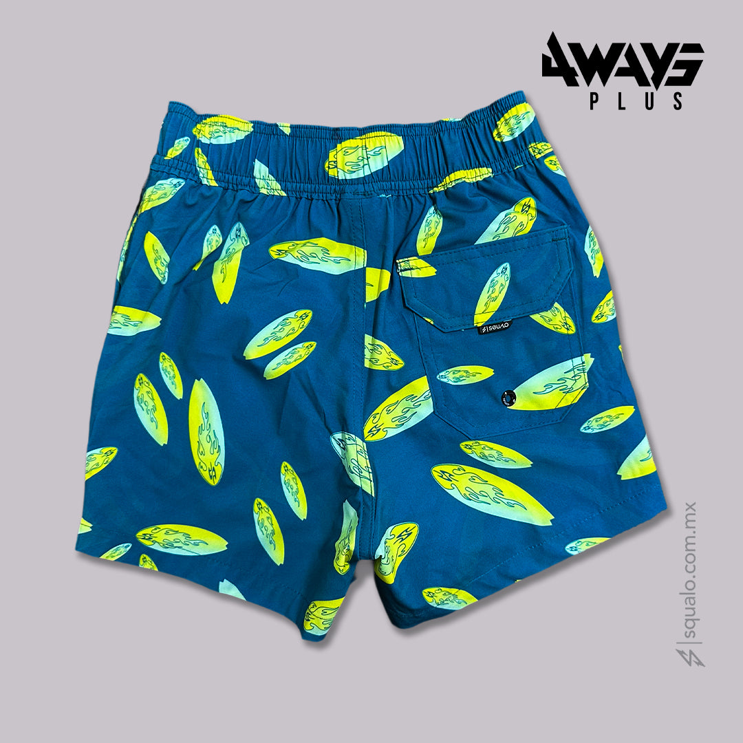 TRAJE DE BAÑO VOLLEY KIDS VOARDY VERDE
