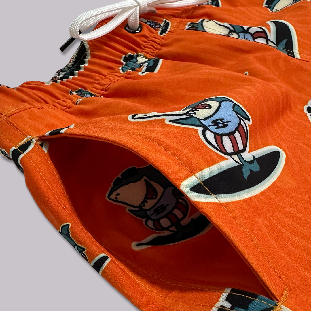 TRAJE DE BAÑO VOLLEY KIDS VANDY NARANJA