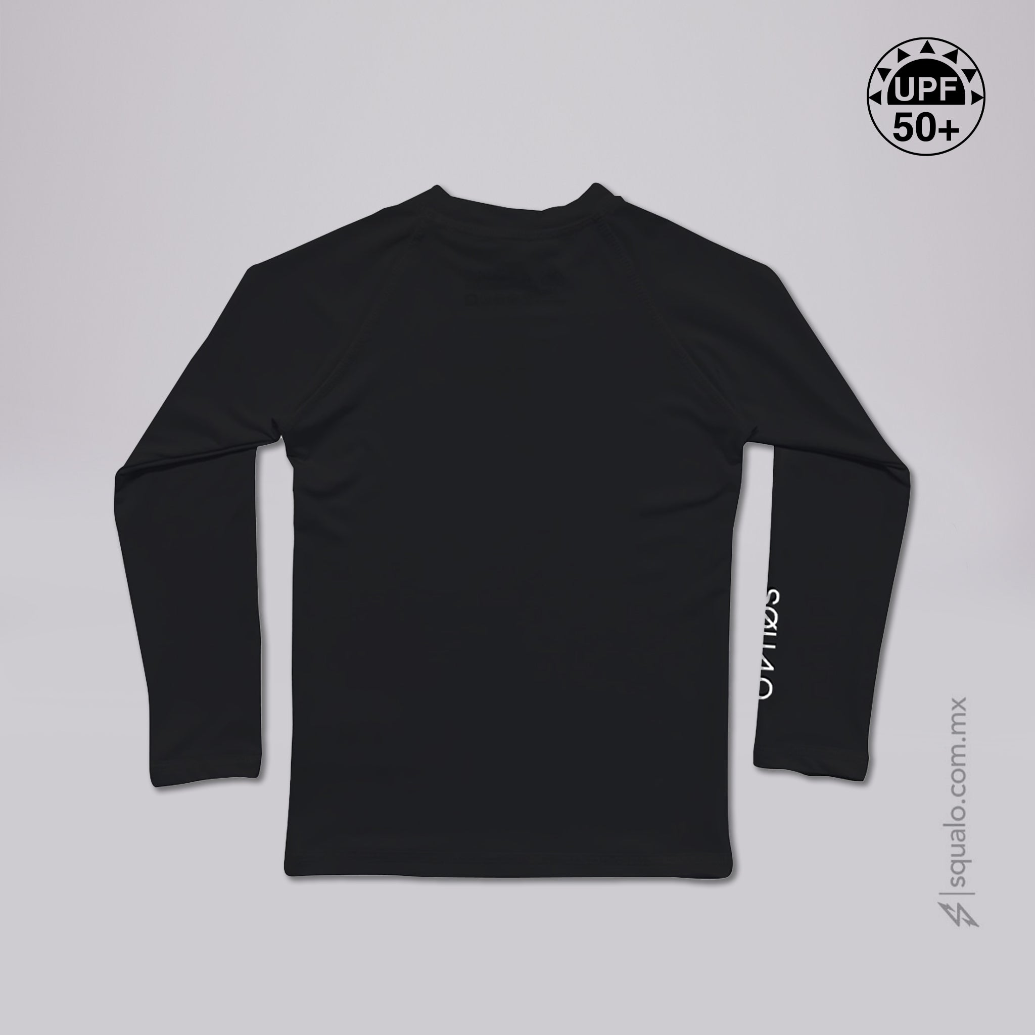 Playera Rashguard Raxh II Kids Negro