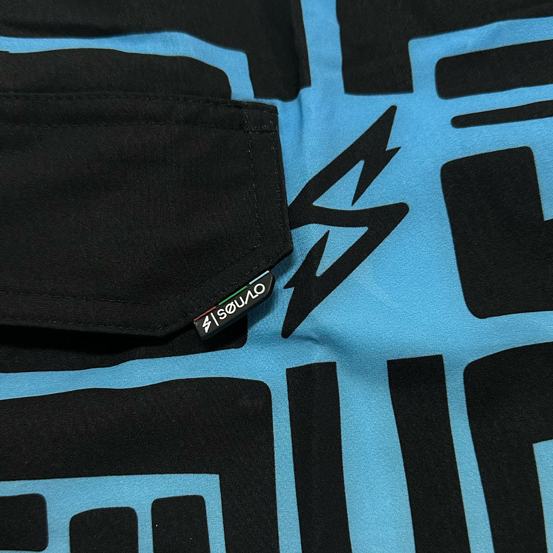 TRAJE DE BAÑO BOARDSHORT 19" PYRA AZUL