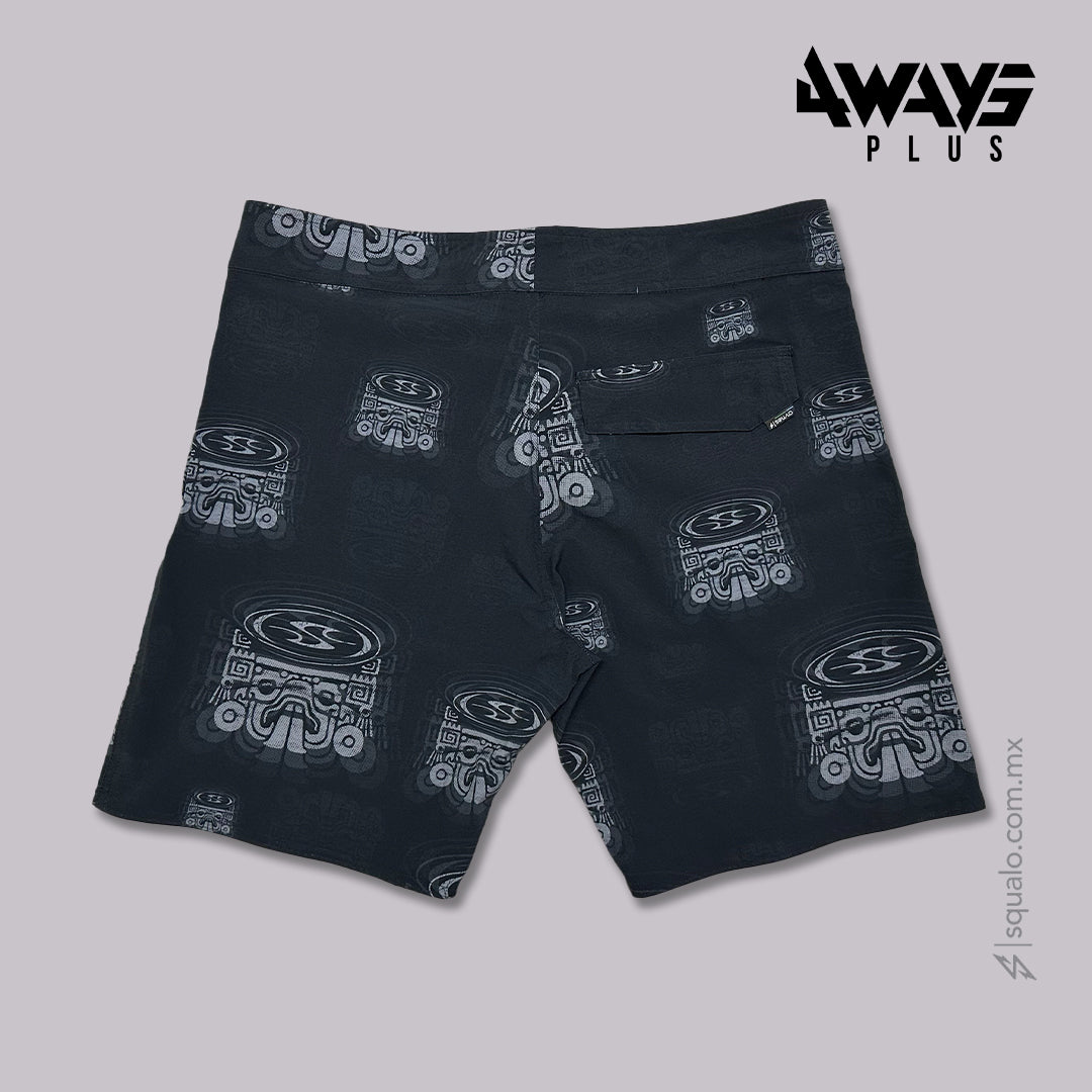 TRAJE DE BAÑO BOARDSHORT 19" STONER NEGRO