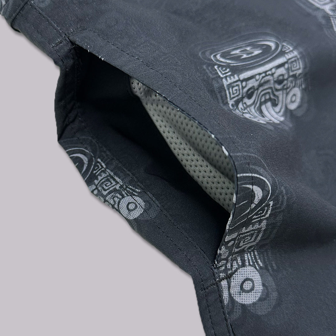 TRAJE DE BAÑO BOARDSHORT 19" STONER NEGRO