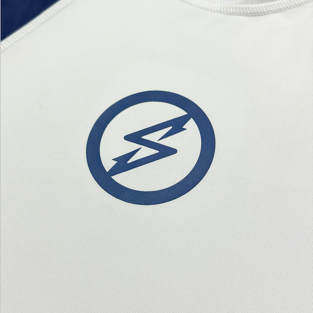 RASHGUARD CORTE AJUSTADO LABER BLANCO