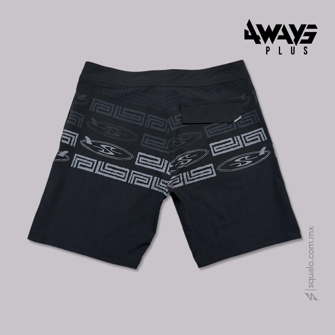 TRAJE DE BAÑO BOARDSHORT 19" BRIKS NEGRO
