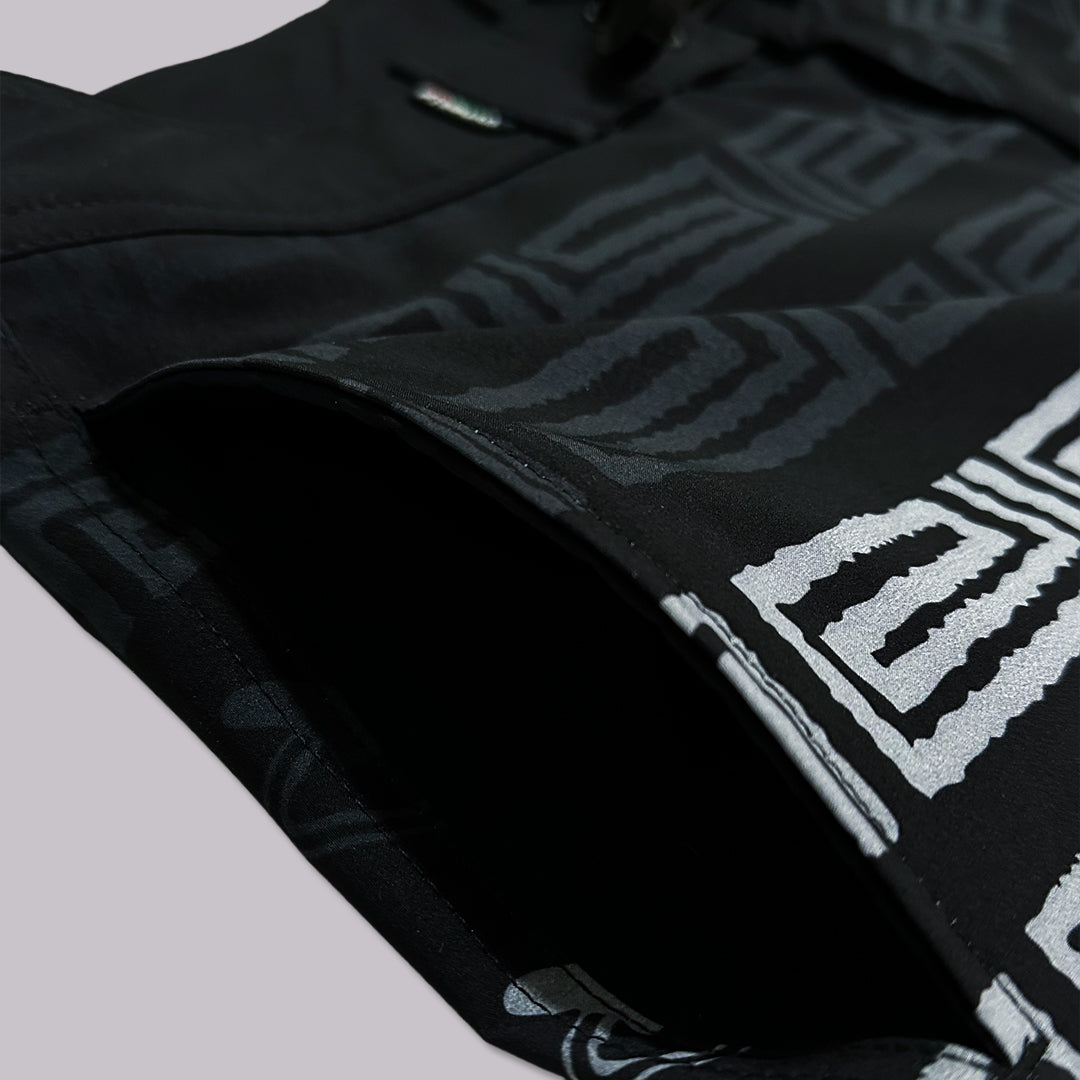 TRAJE DE BAÑO BOARDSHORT 19" BRIKS NEGRO