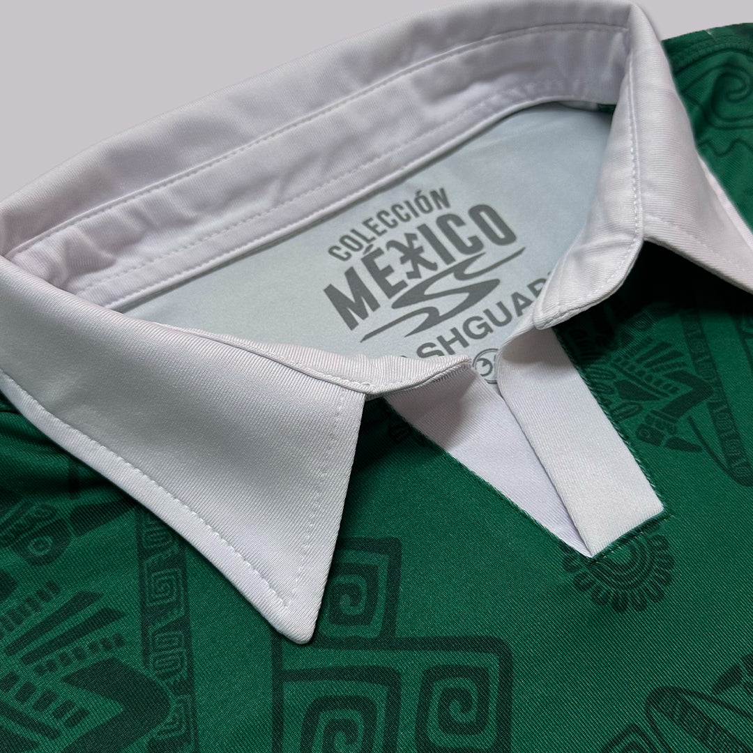 PLAYERA POLO MANGA CORTA XAMP MX VERDE