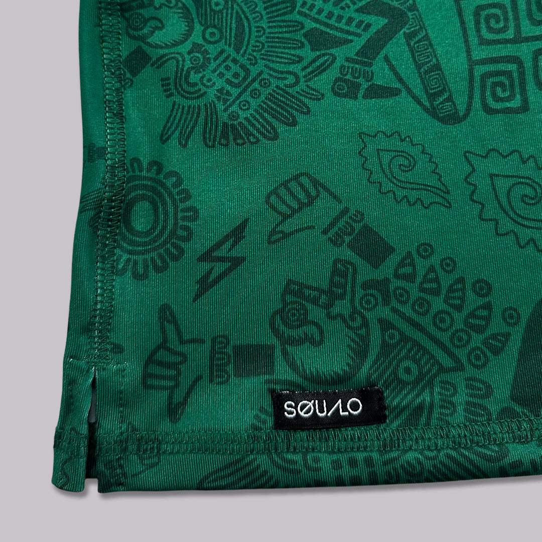 PLAYERA POLO MANGA CORTA XAMP MX VERDE