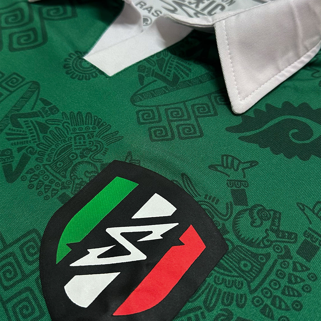 PLAYERA POLO MANGA CORTA XAMP MX VERDE
