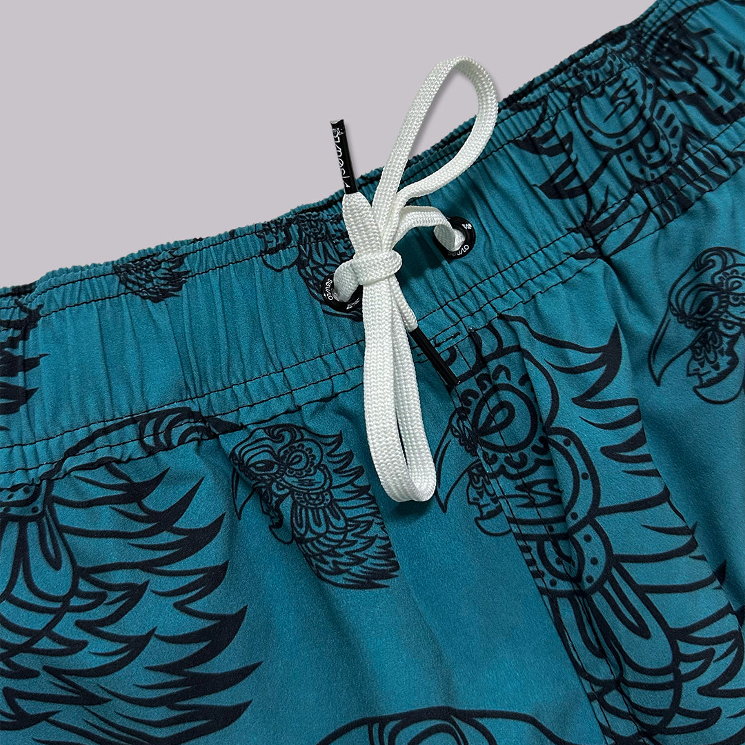 TRAJE DE BAÑO VOLLEY 17" TREMEX AZUL