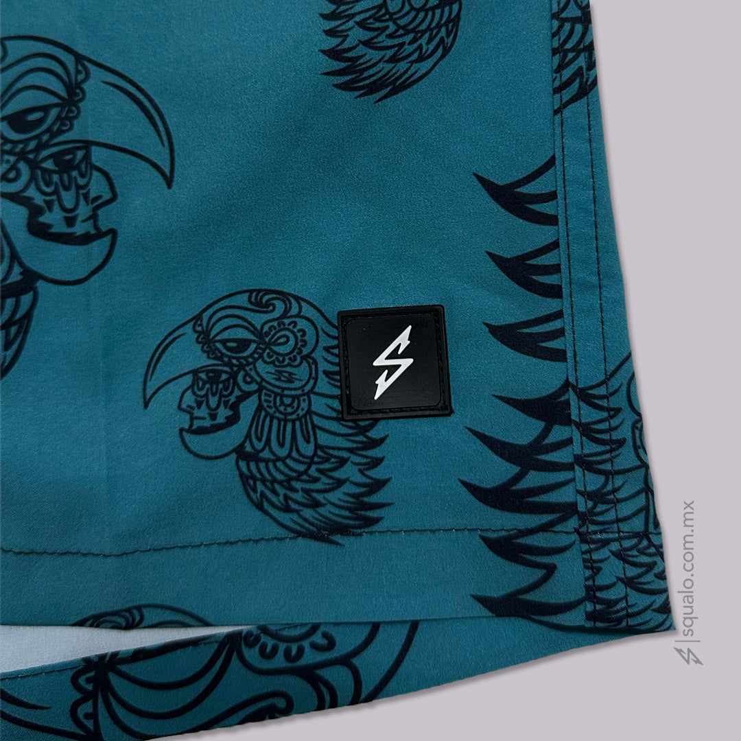 TRAJE DE BAÑO VOLLEY 17" TREMEX AZUL