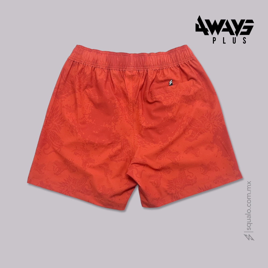TRAJE DE BAÑO VOLLEY 17" XRUTA NARANJA