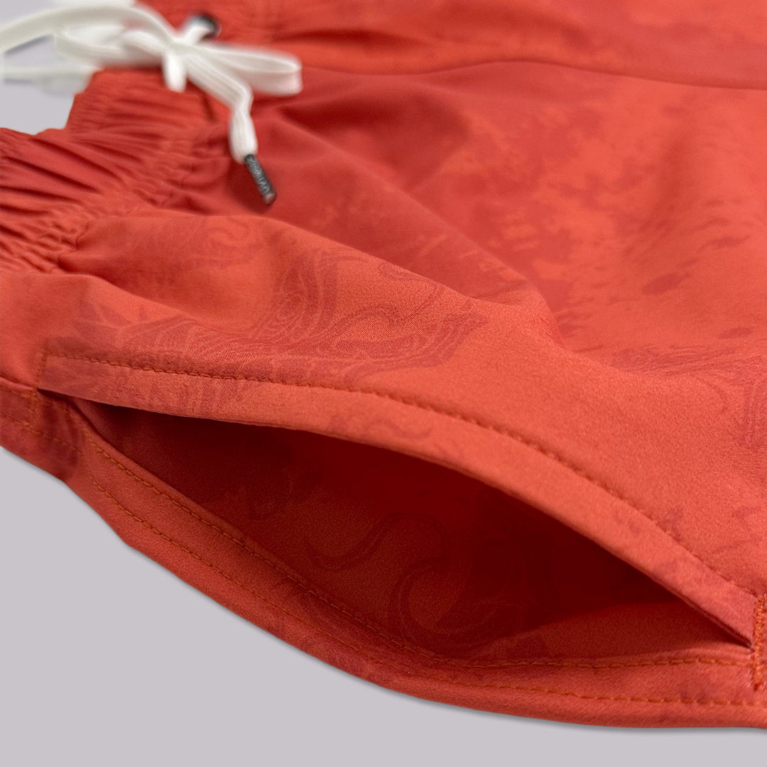 TRAJE DE BAÑO VOLLEY 17" XRUTA NARANJA