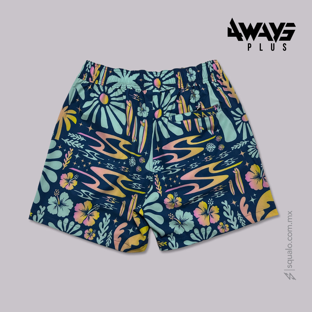 TRAJE DE BAÑO VOLLEY 17" MAUI AZUL