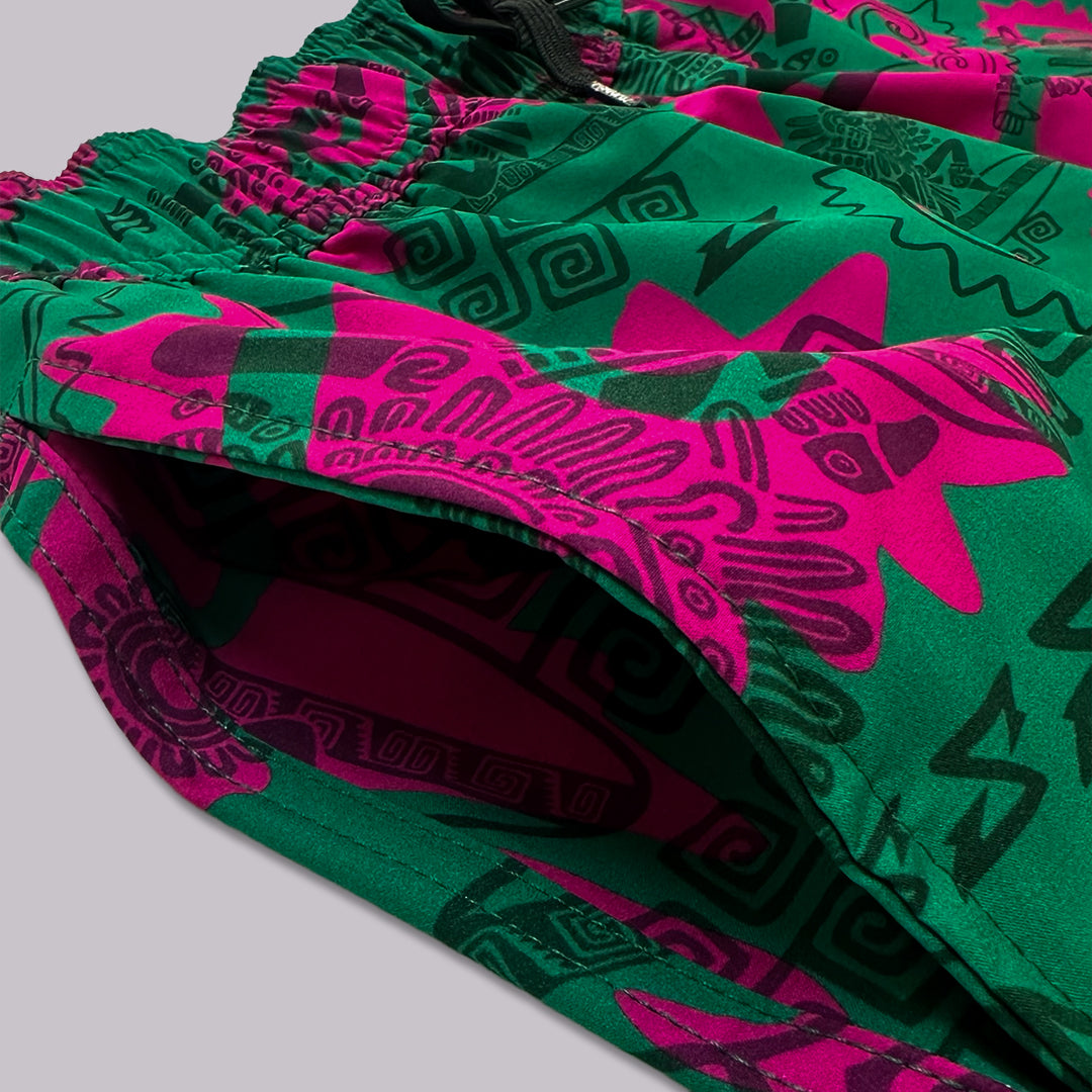 TRAJE DE BAÑO VOLLEY 17"  MX VERDE