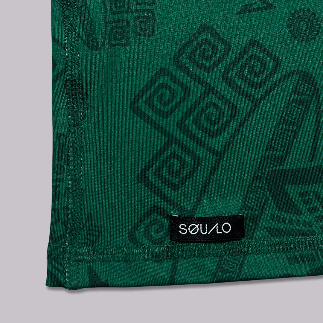 PLAYERA RASHGUARD CORTE AMPLIO MANGA CORTA DARASH MX VERDE