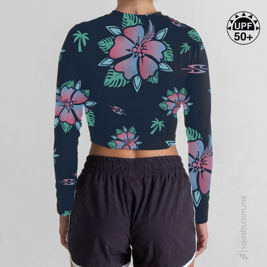 PLAYERA RASHGUARD OMBLIGUERA MANGA LARGA BIXCUZ I MARINO