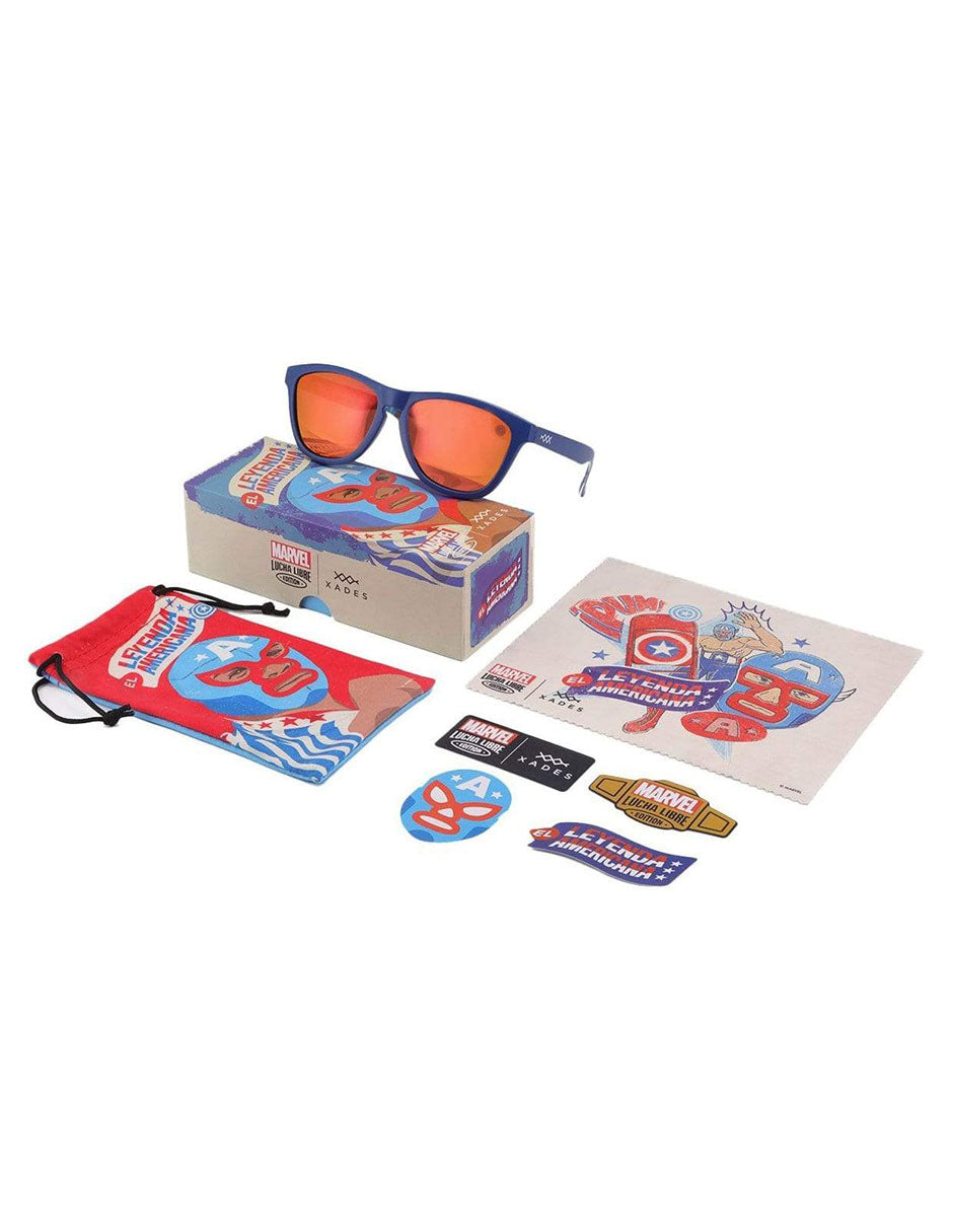 Lentes de sol Phoenix Azul-Naranja